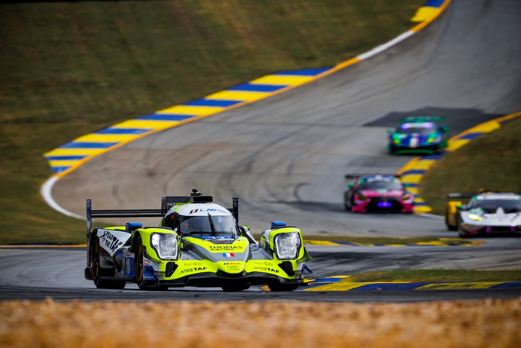 Mikkel Jensen kæmper for mesterskabssejr i IMSA-finale.
(Foto: TDS Racing)